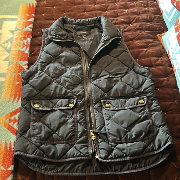 J Crew Excursion Down Vest size small Black - Picture 6 of 12